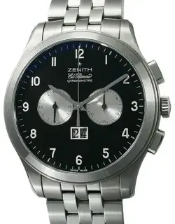Zenith Zenith El Primero 03.0520.4010/21.M520 44mm Stainless steel Black