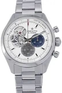 Zenith Zenith El Primero 03.3300.3604/69.M3300 39.5mm Stainless steel Silver
