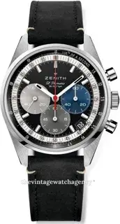 Zenith Zenith Chronomaster 03.3200.3600/22.C908 38mm Stainless steel Black
