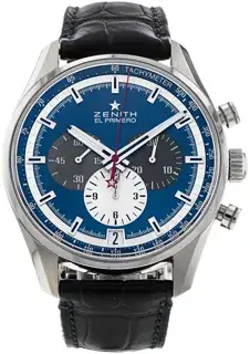 Zenith Zenith El Primero 03.2040.400/53.C700 42mm Stainless steel Blue