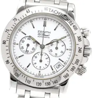 Zenith Zenith El Primero 02.0360.400 20mm Stainless steel White