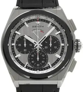 Zenith Zenith Defy 95.9005.9004/01.R582 44mm Ceramic and Titanium Silver