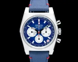Zenith Zenith Revival 03.US384.400/57.C823 37mm Stainless steel Blue