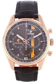Zenith Zenith El Primero 18.2041.400/76.C795 42mm Rose gold Brown