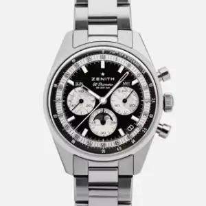Zenith Zenith Chronomaster 03.3401.3610/21.M3200 38mm Stainless steel Black