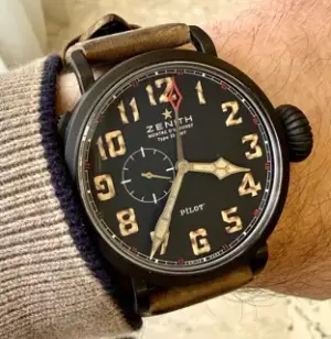 Zenith Zenith Pilot 96.2431.693 48mm Titanium Black