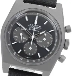 Zenith Zenith Revival 97.T384.4061/21.C822 19mm Titanium Black