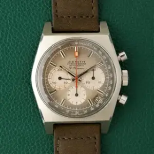 Zenith Zenith El Primero Chronograph A385 37mm Stainless steel Fume