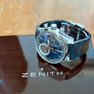 Zenith Zenith El Primero Tourbillon 03.2051.4035/51.C715 44mm Stainless steel Blue