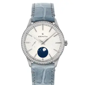 Zenith Zenith EliteUnworn 2026 Elite Moonphase 36mm Steel Diamonds Ref# 16.3200.692/01.C832 box and papers
