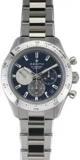Zenith Zenith Chronomaster Sport 3.3114.3600/51.M3100 41mm Stainless steel Blue