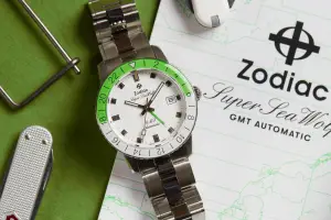Zodiac Super Sea Wolf GMT Neon Lime